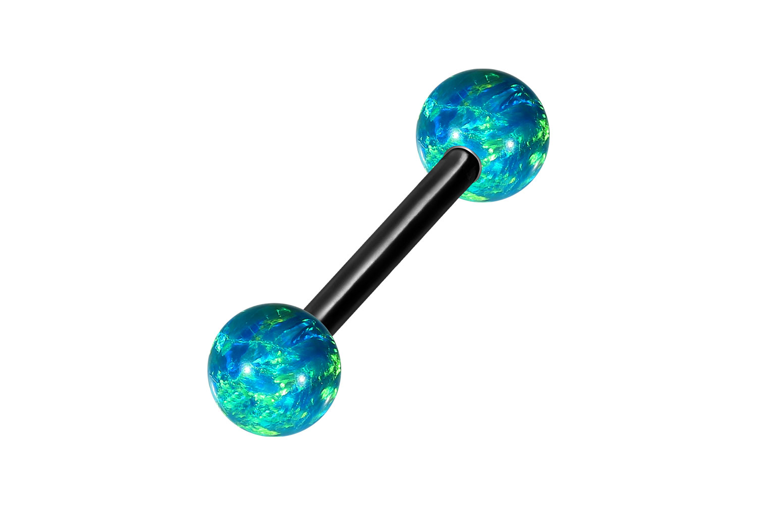 Chirurgenstahl Barbell Piercing SYNTHETISCHE OPALE